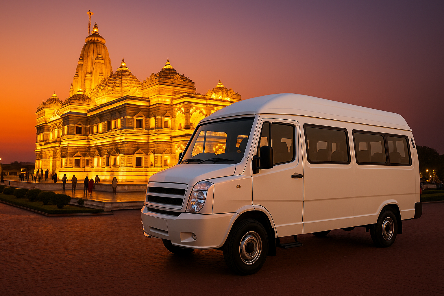 Tempo traveller noida to Mathura/Vrindavan.