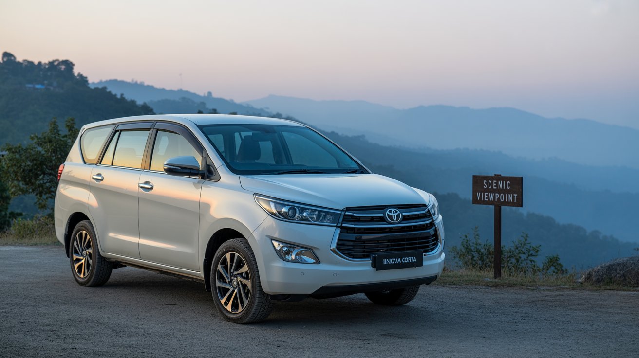 Innova Crysta Taxi From Gurgaon to mussoorie​