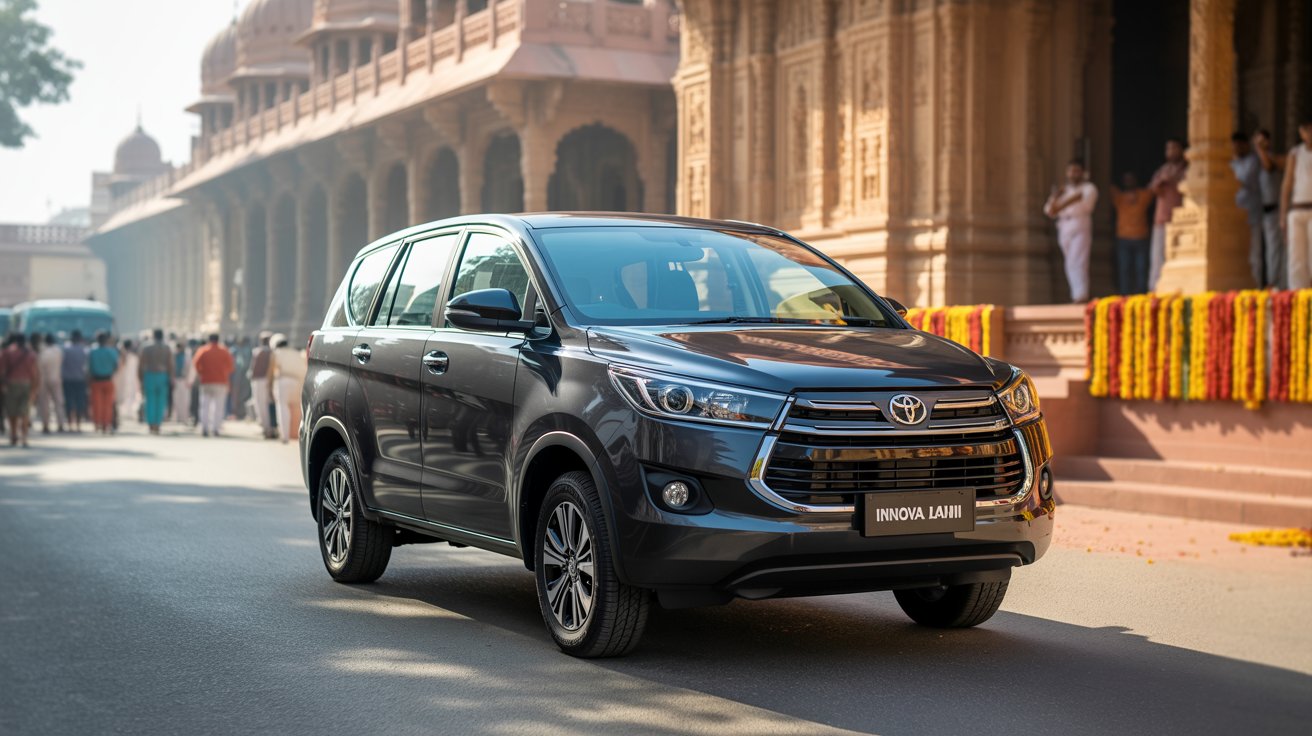 Innova Taxi from Delhi to mathura