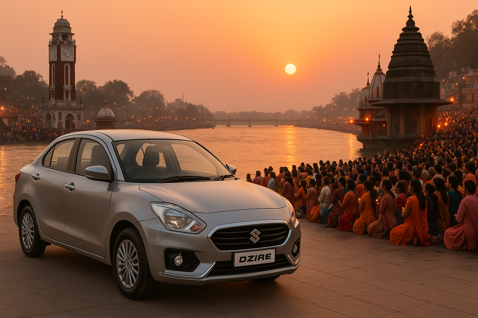 Dzire Taxi Booking from Noida to Haridwar