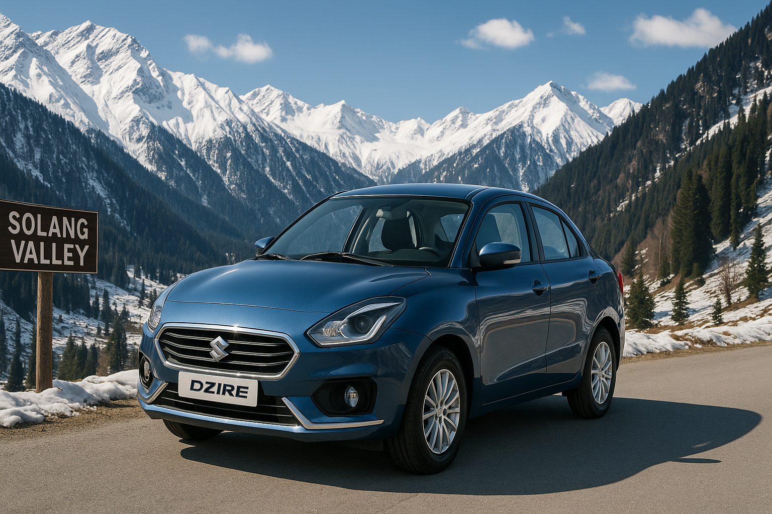 Dzire Taxi Booking from Noida to Manali