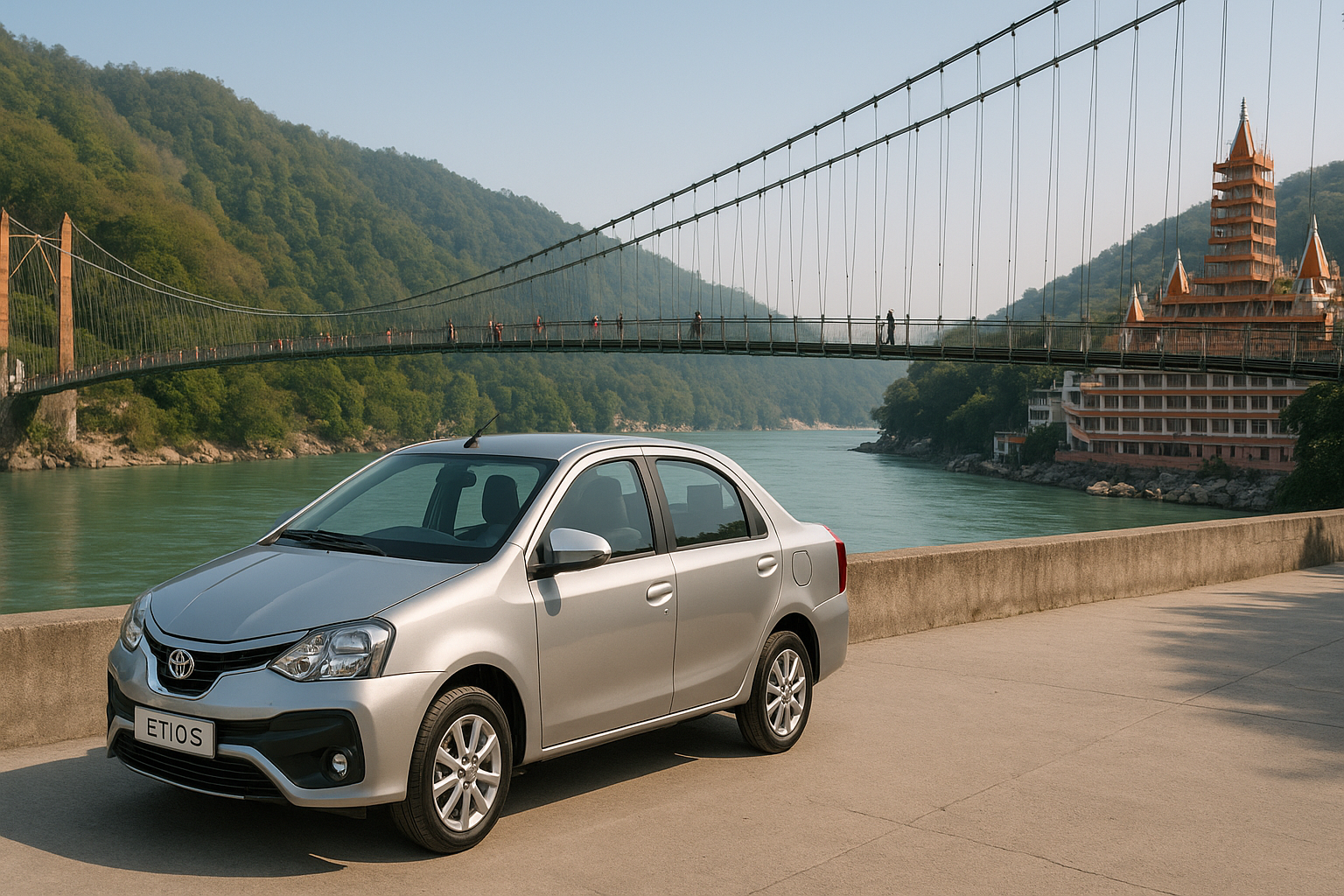 Etios Taxi Booking from Gurgaon to Rishikesh