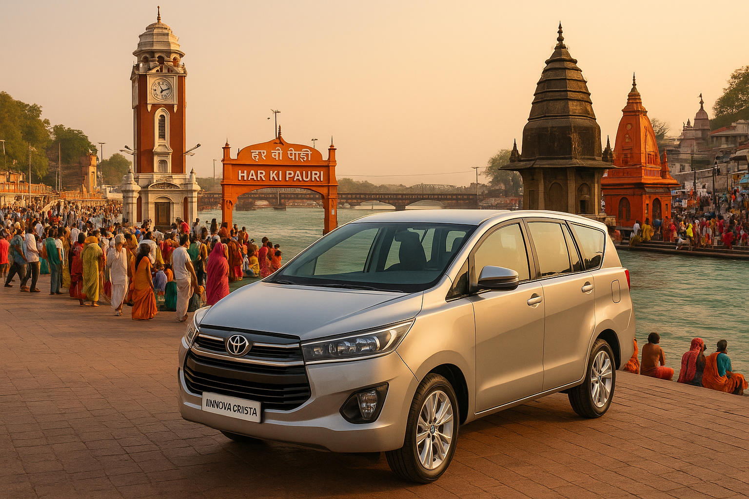 Innova Taxi From Noida to Haridwar