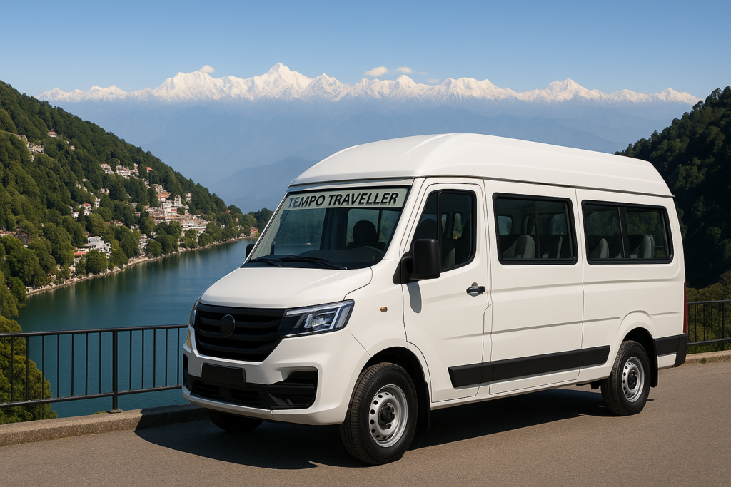 TEMPO TRAVELLER Booking from Gurgaon to Nainital