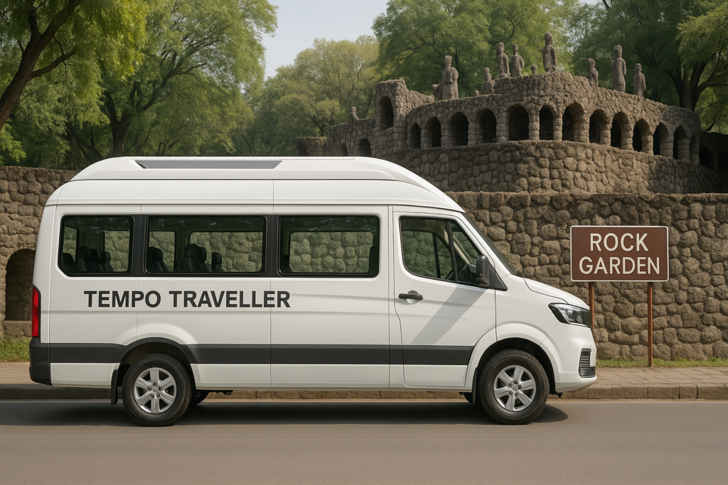 TEMPO TRAVELLER Booking from Gurgaon to Chandigarh