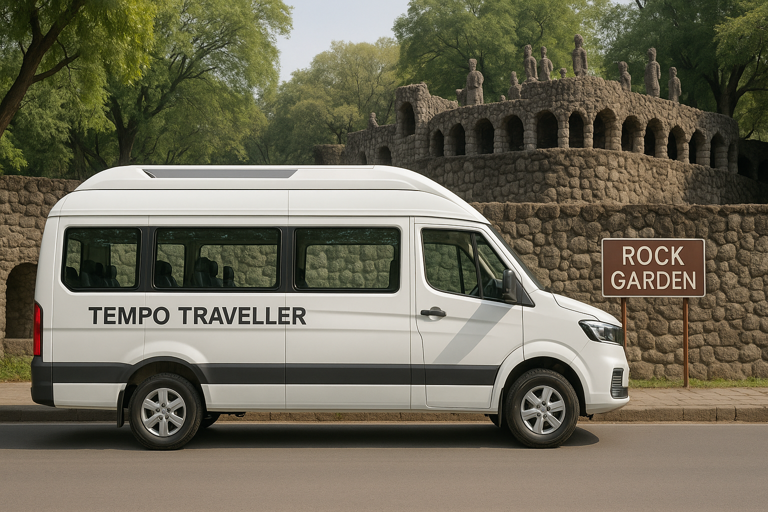 TEMPO TRAVELLER Booking from Gurgaon to Chandigarh