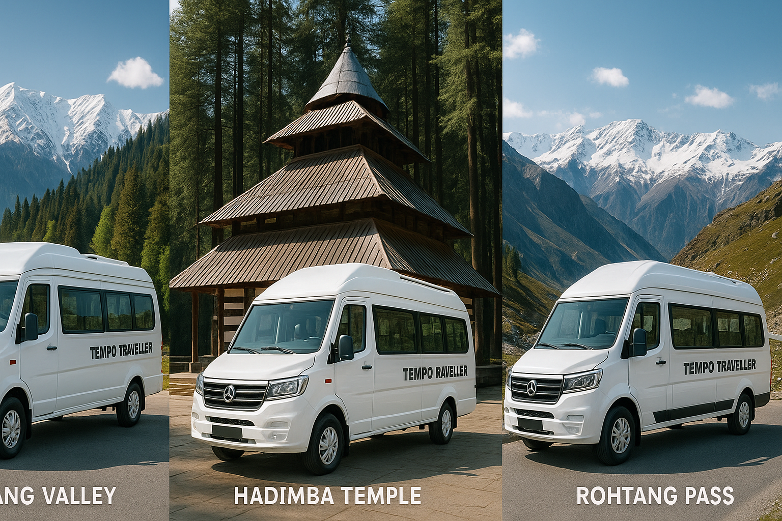 TEMPO TRAVELLER from Gurgaon to Manali