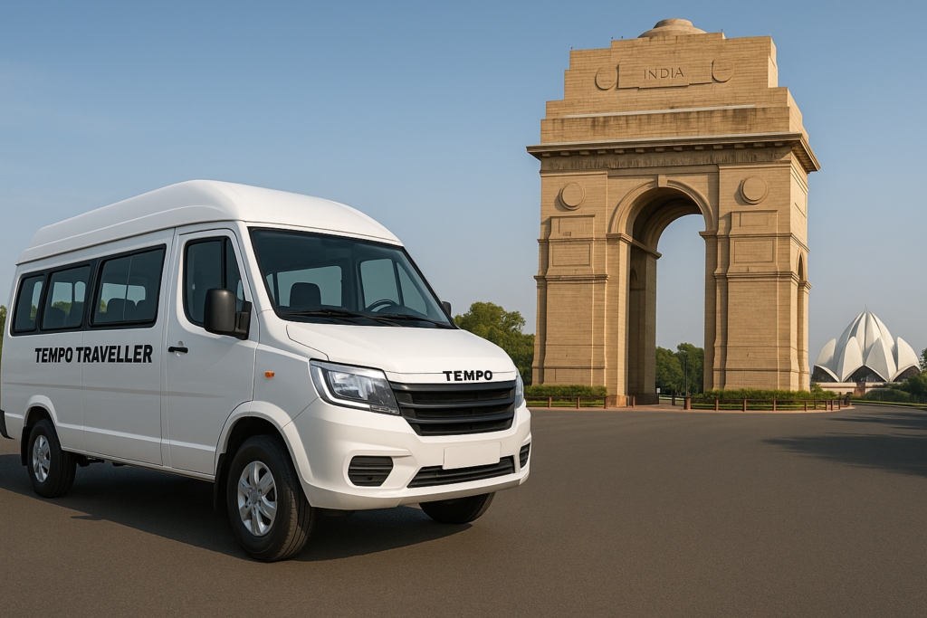 TEMPO TRAVELLER Booking from Delhi to Rishikesh