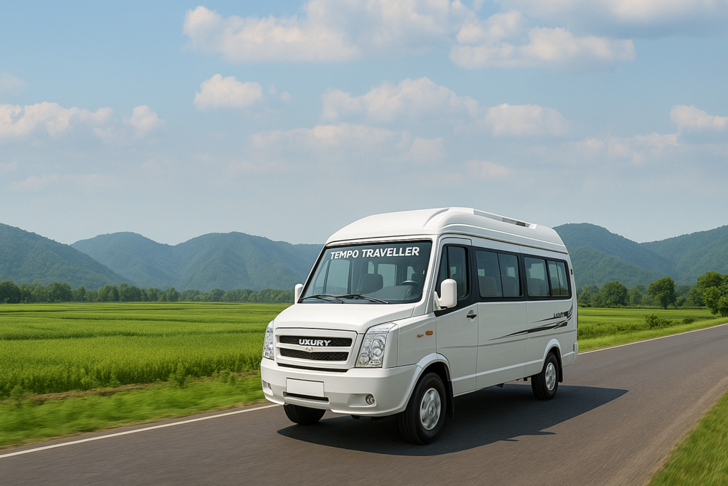 TEMPO TRAVELLER Booking from Gurgaon to Haldwani