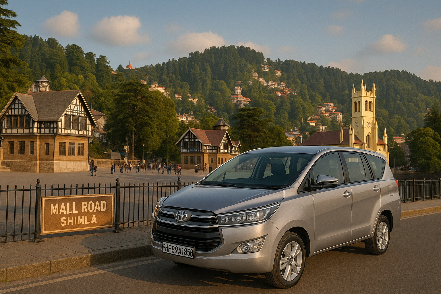Innova Taxi from Noida to Shimla