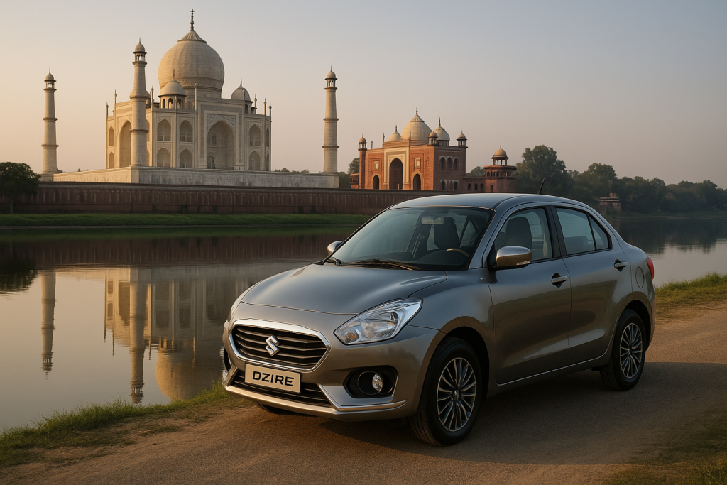Dzire Taxi From Gurgaon to Agra