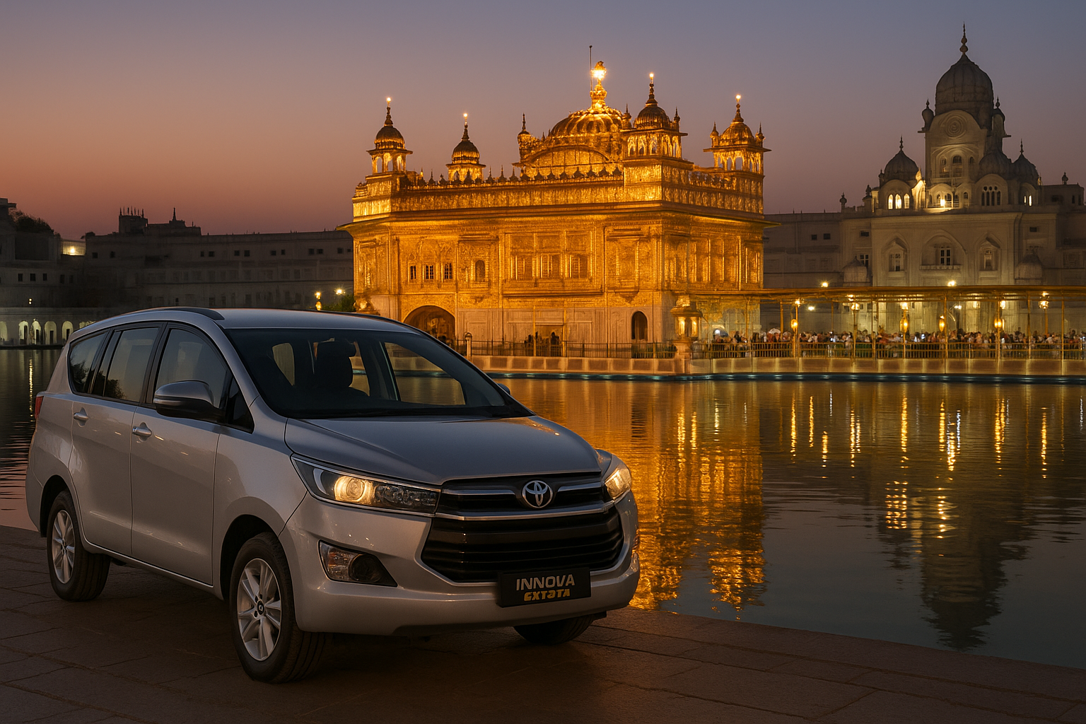 Innova Taxi from Noida to Amritsar