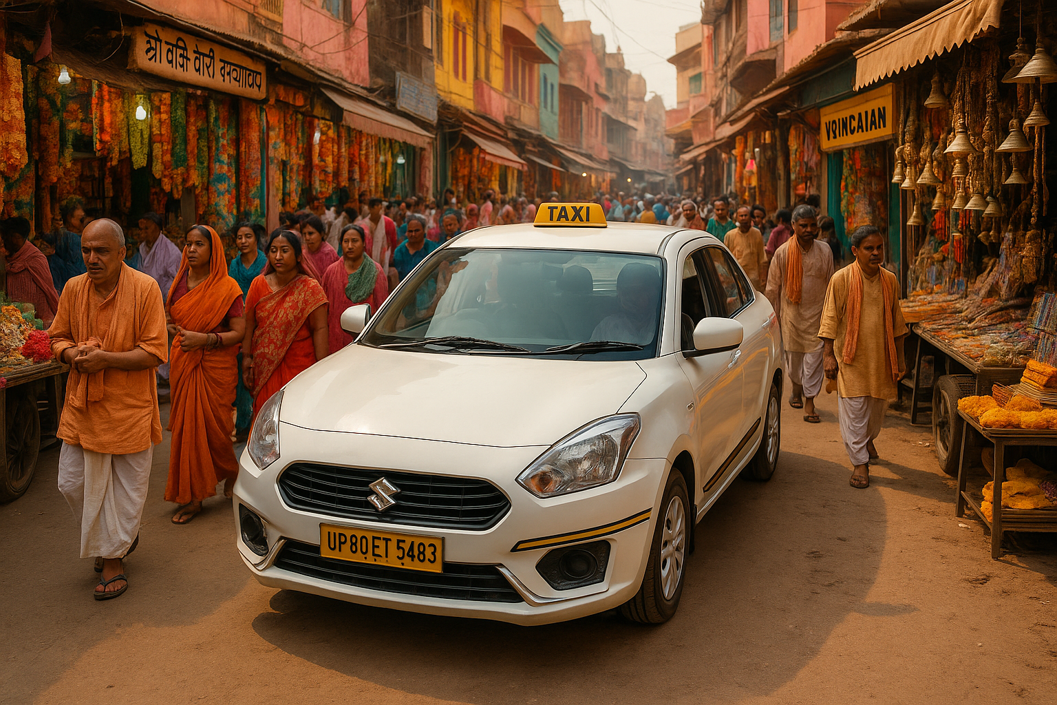 Dzire Taxi Booking from Gurgaon to Mathura/Vrindavan