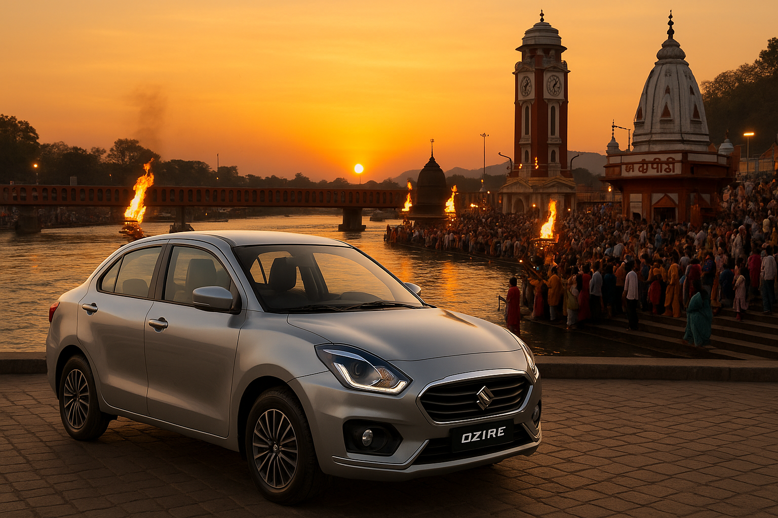 Dzire Taxi from Gurgaon to Haridwar