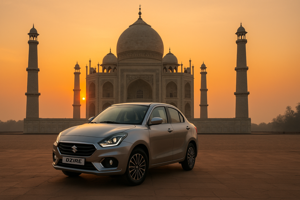 Dzire Taxi Booking from Delhi to Agra