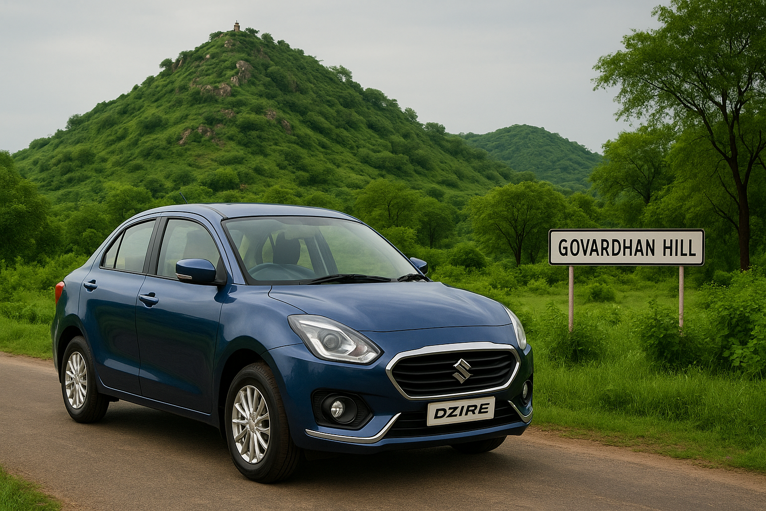 Dzire Taxi Booking from Delhi to Mathura/Vrindavan
