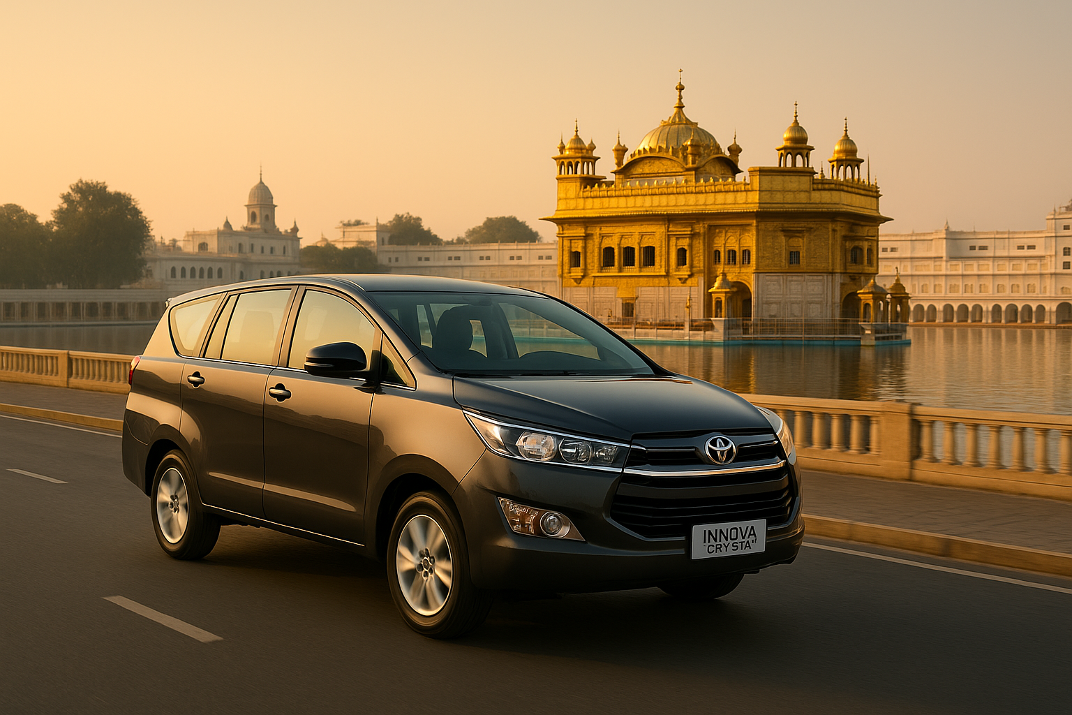 Innova Crysta Taxi From Delhi to Amritsar