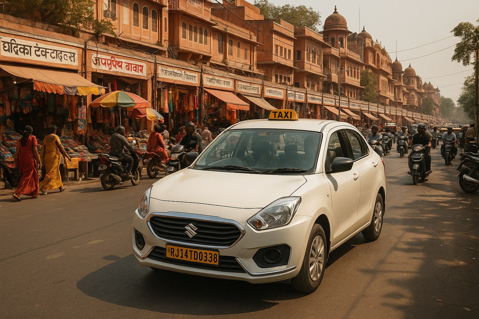 Dzire Taxi Booking from Delhi to Jaipur