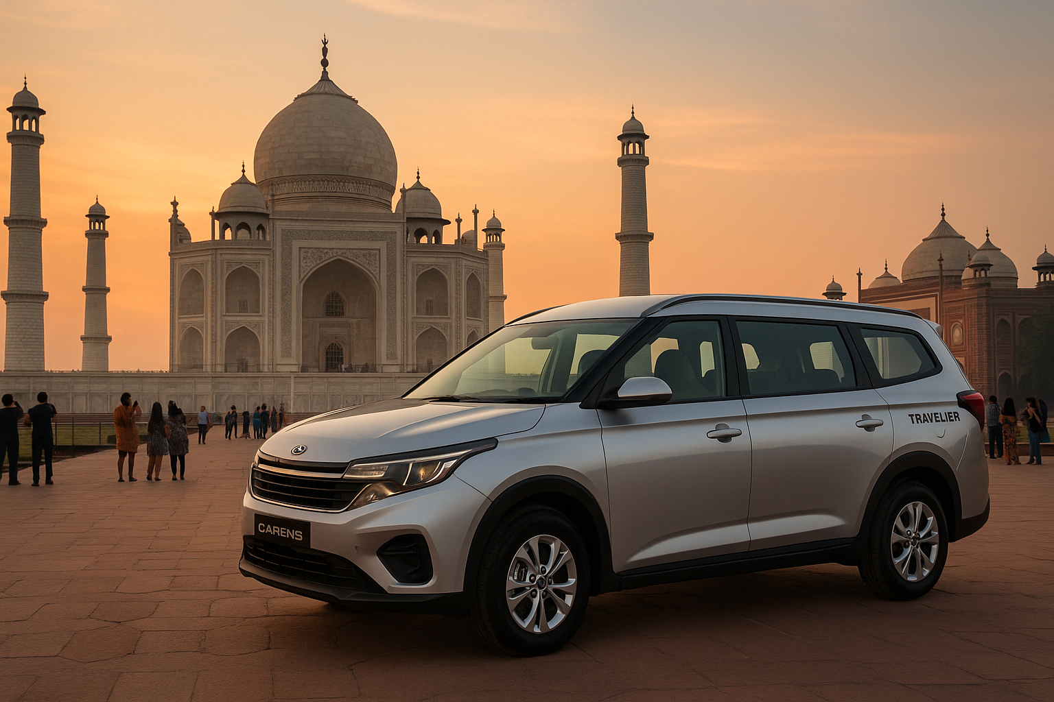Carens Traveller from Gurgaon to Agra