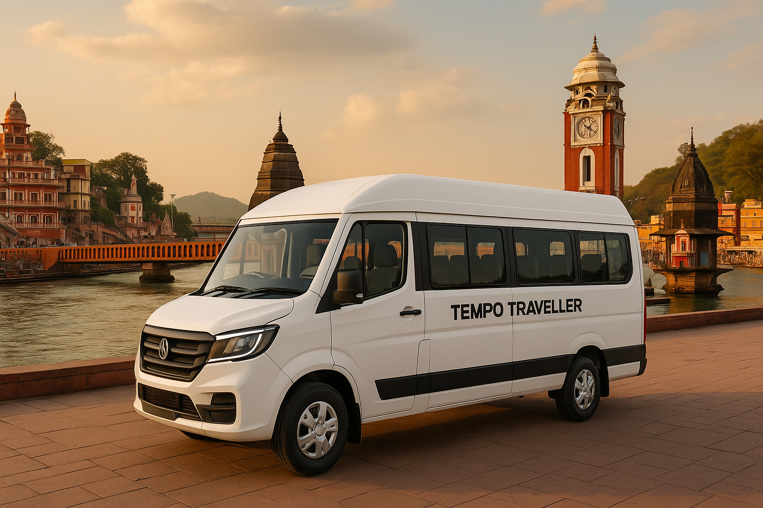 Tempo Traveller Booking from Noida to Haridwar