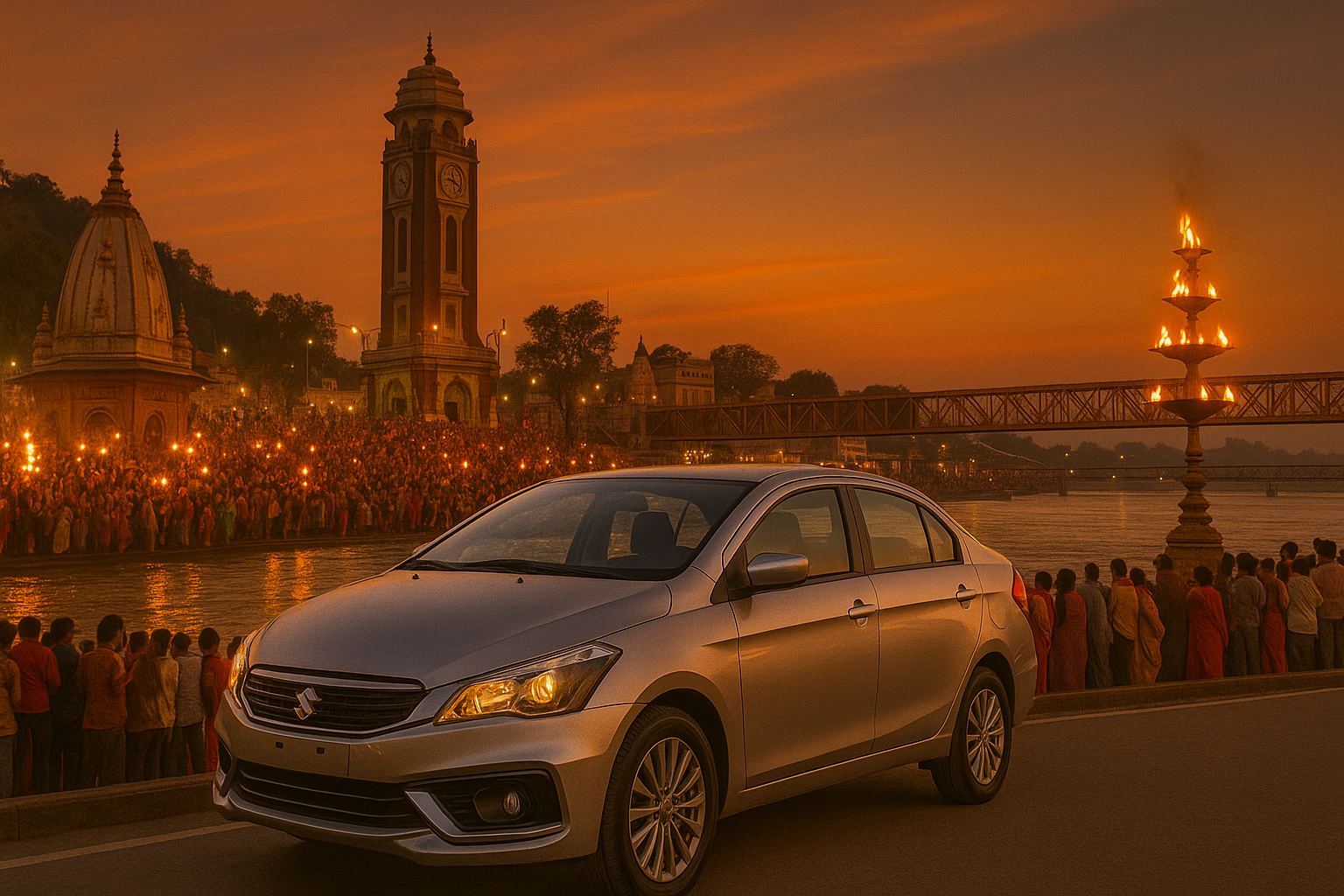 Ciaz Booking from Gurgaon to Haridwar​