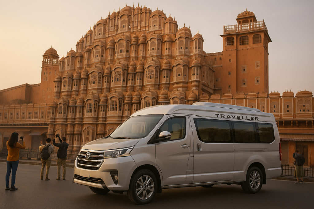 Innova Crysta Traveller booking from Gurgaon to Jaipur