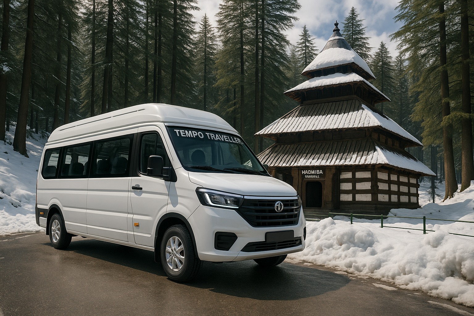 TEMPO TRAVELLER from Noida to Manali
