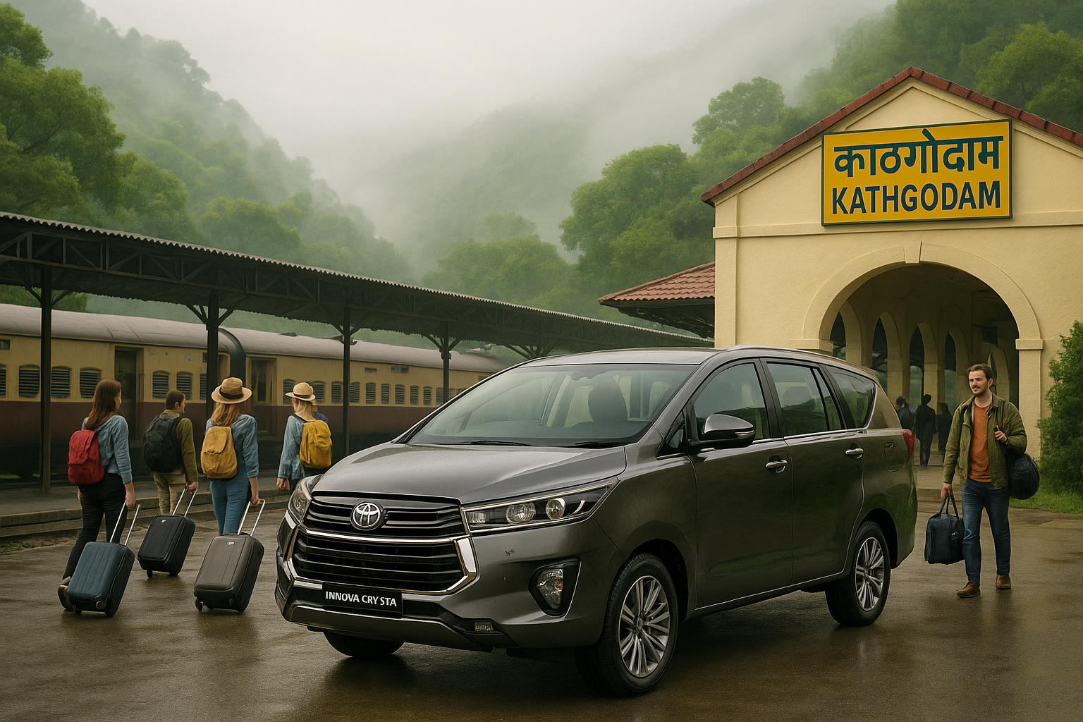 Innova Crysta from Gurgaon to Haldwani
