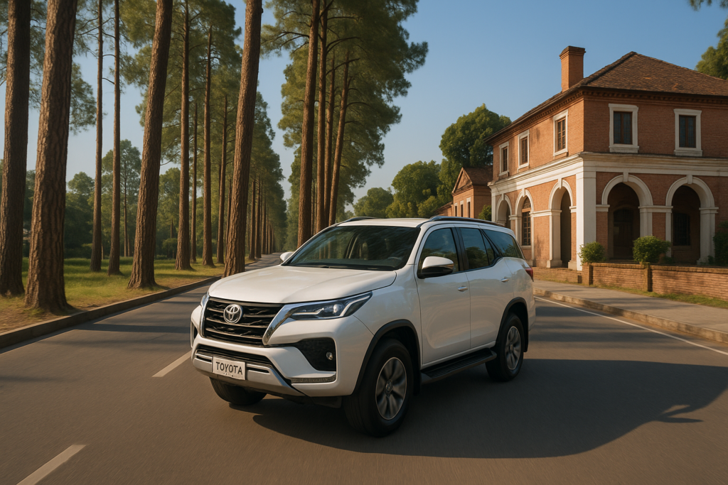 Fortuner Booking from Gurgaon to Dehradun