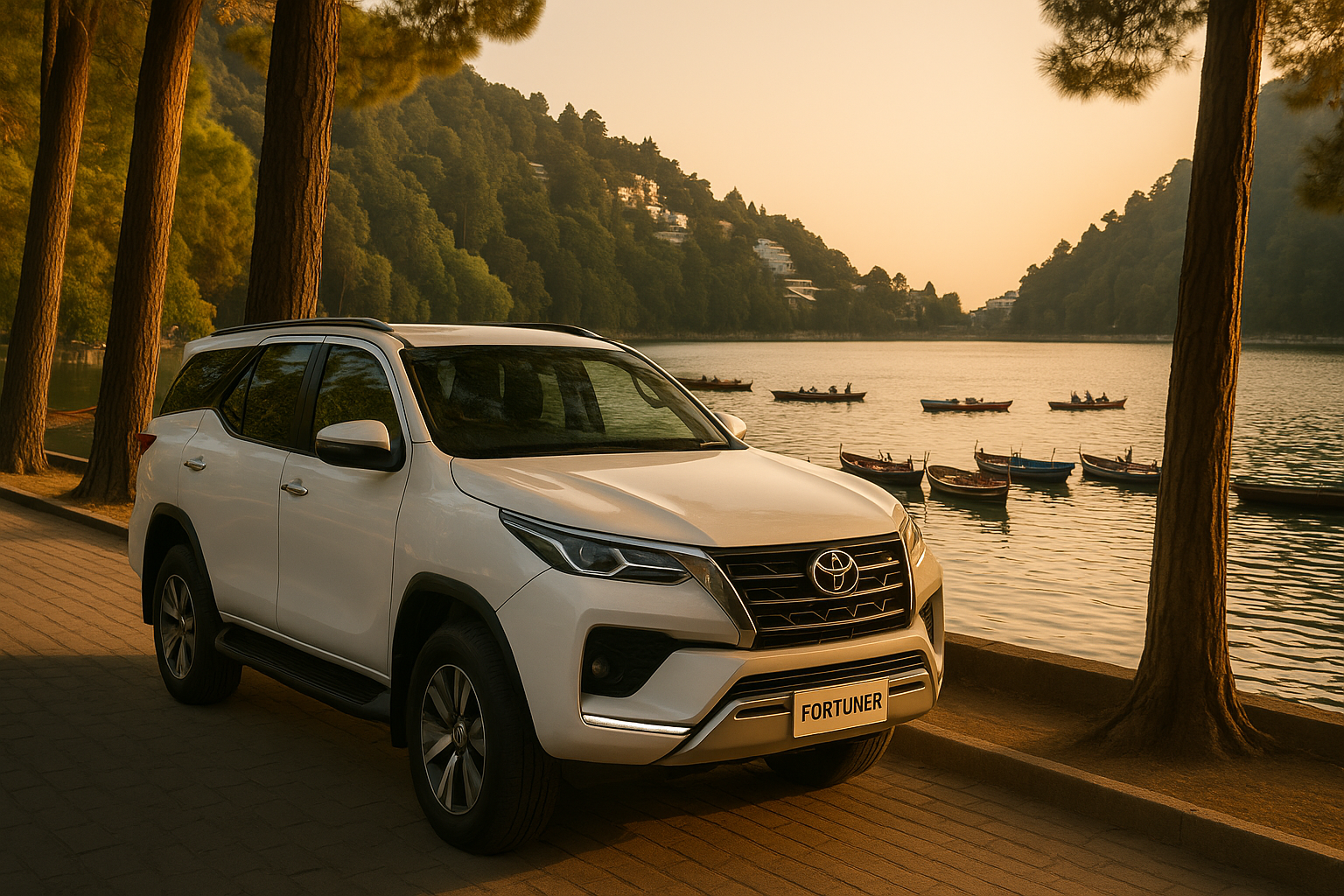 Fortuner Booking from Gurgaon to Nainital