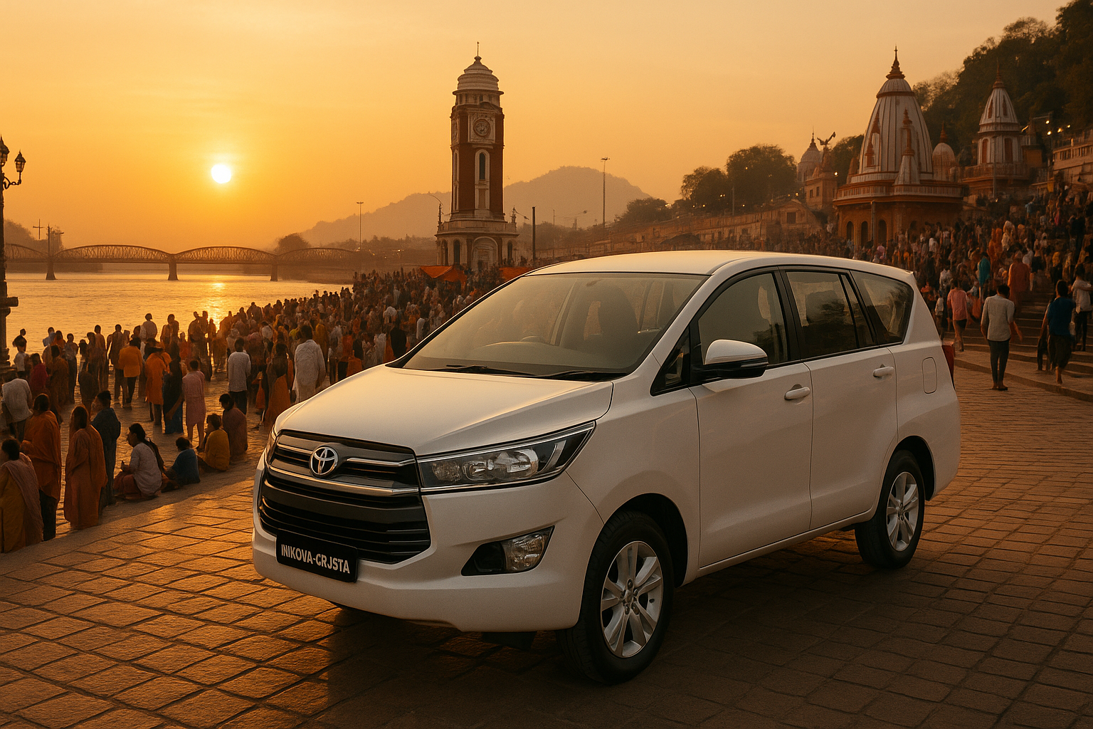 Innova Crysta Booking from Delhi to Haridwar