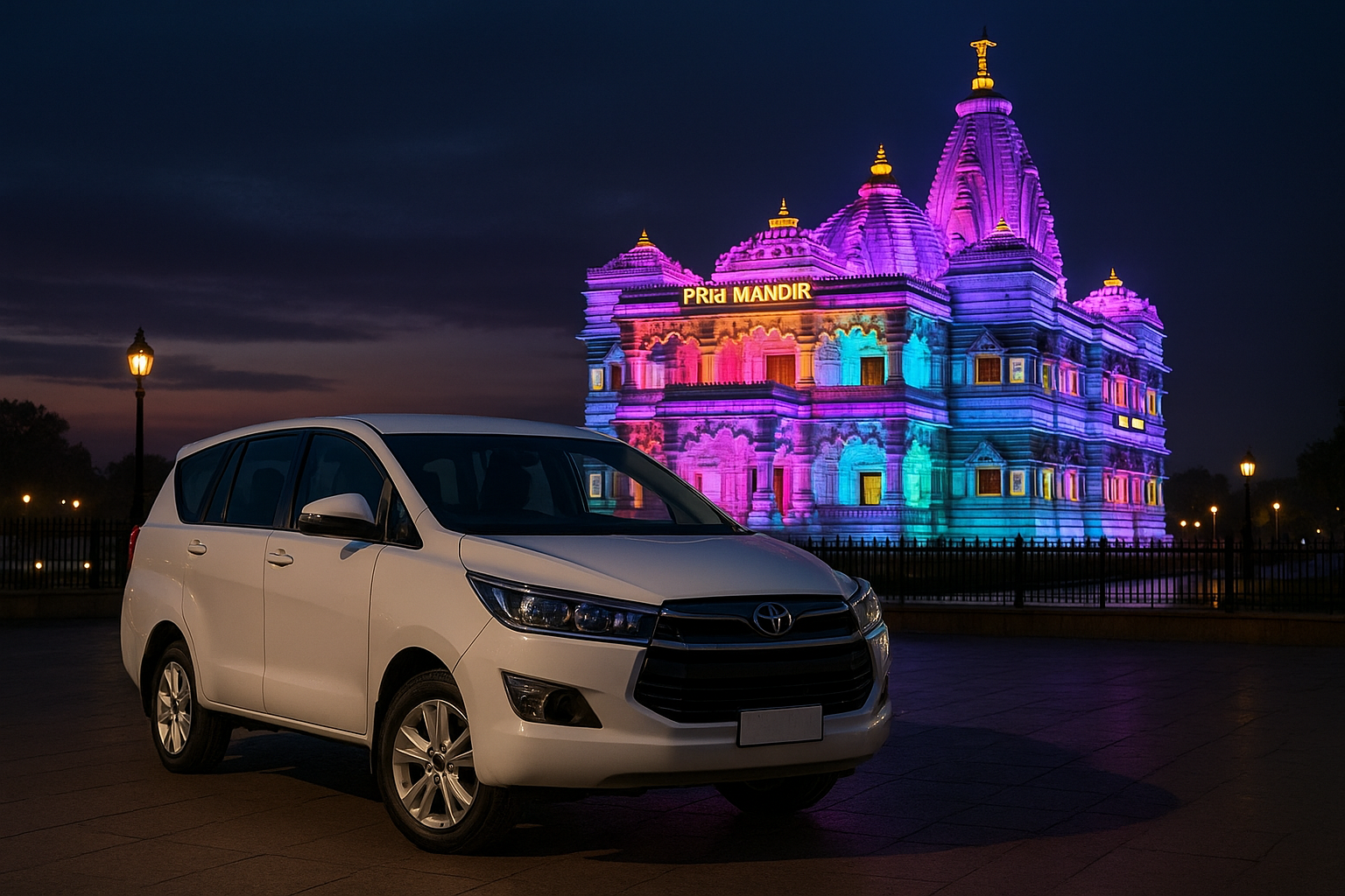 Innova Crysta Booking from Delhi to Mathura/Vrindavan ​