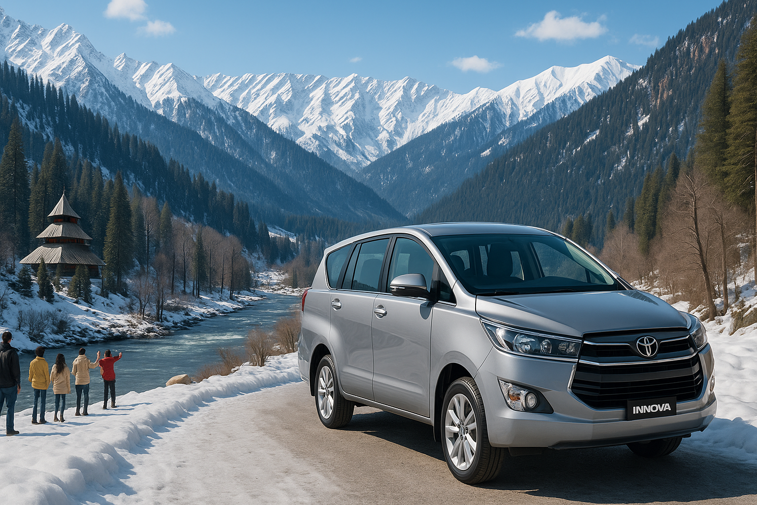 Innova Crysta Booking from Delhi to Manali