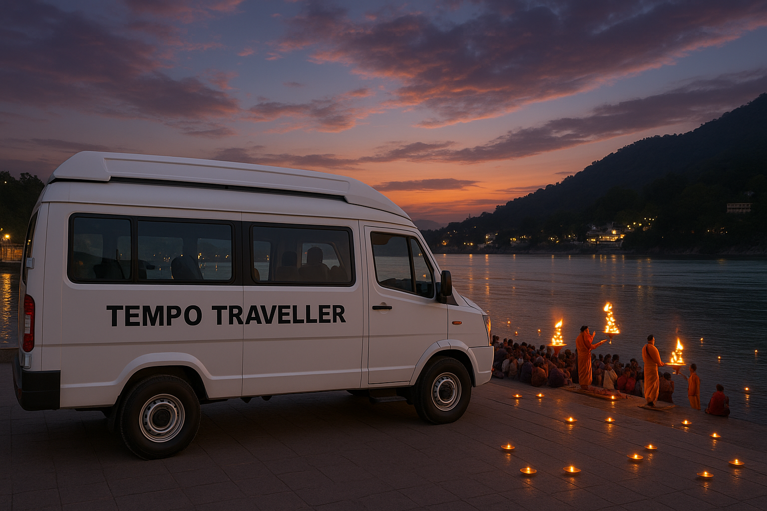 TEMPO TRAVELLER from Delhi to Rishikesh