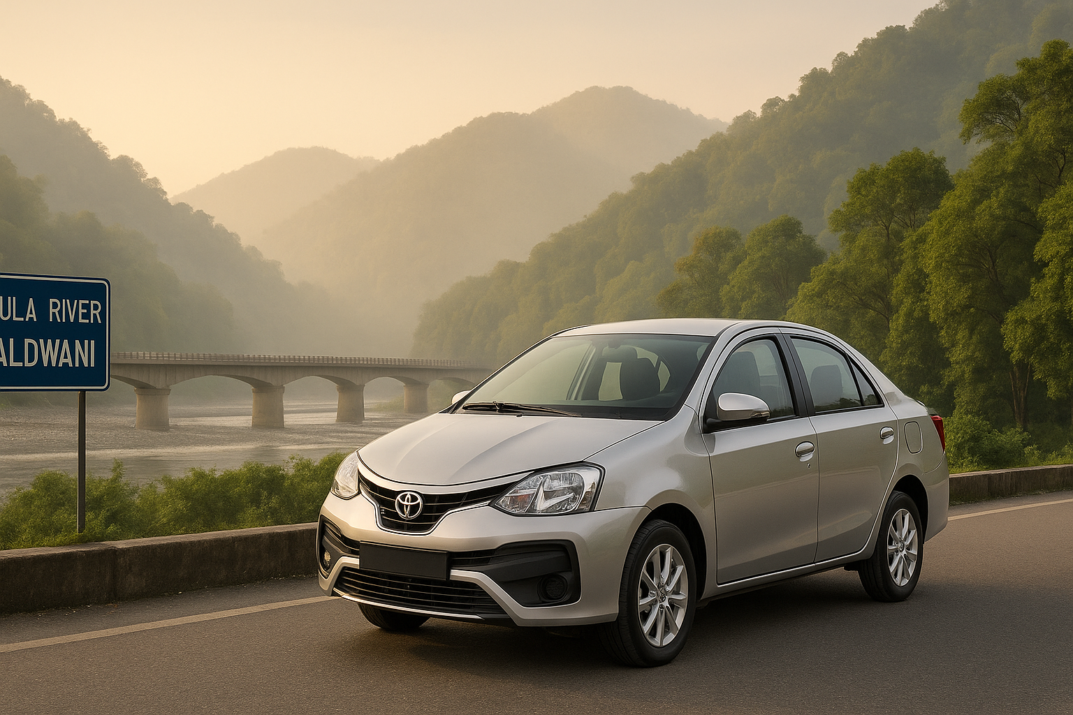 Etios Booking from Gurgaon to Haldwani