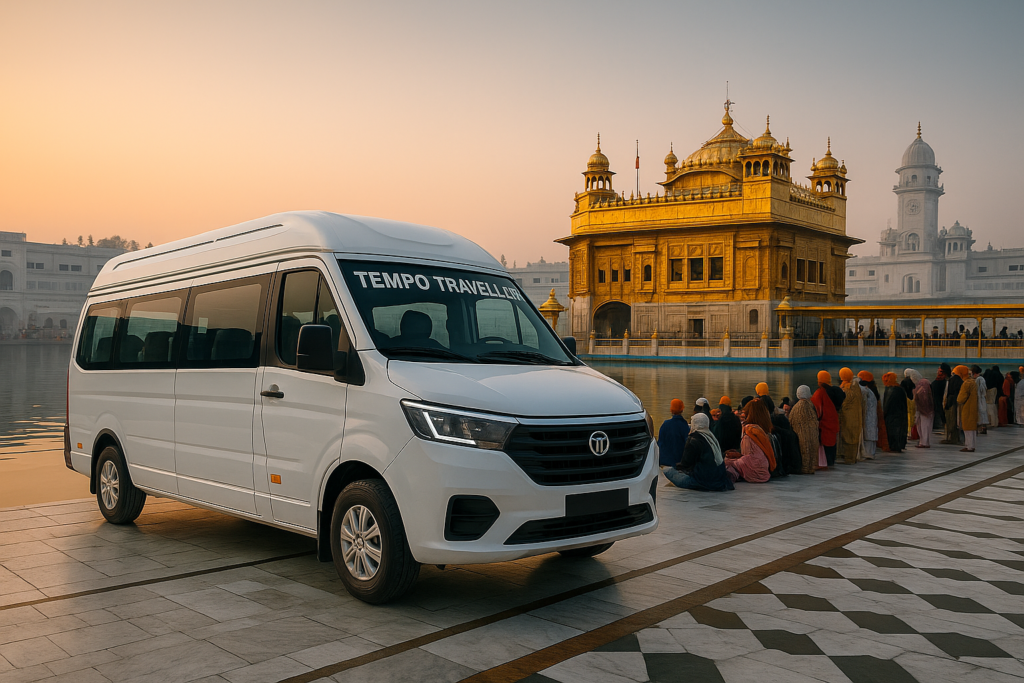TEMPO TRAVELLER from Noida to Amritsar