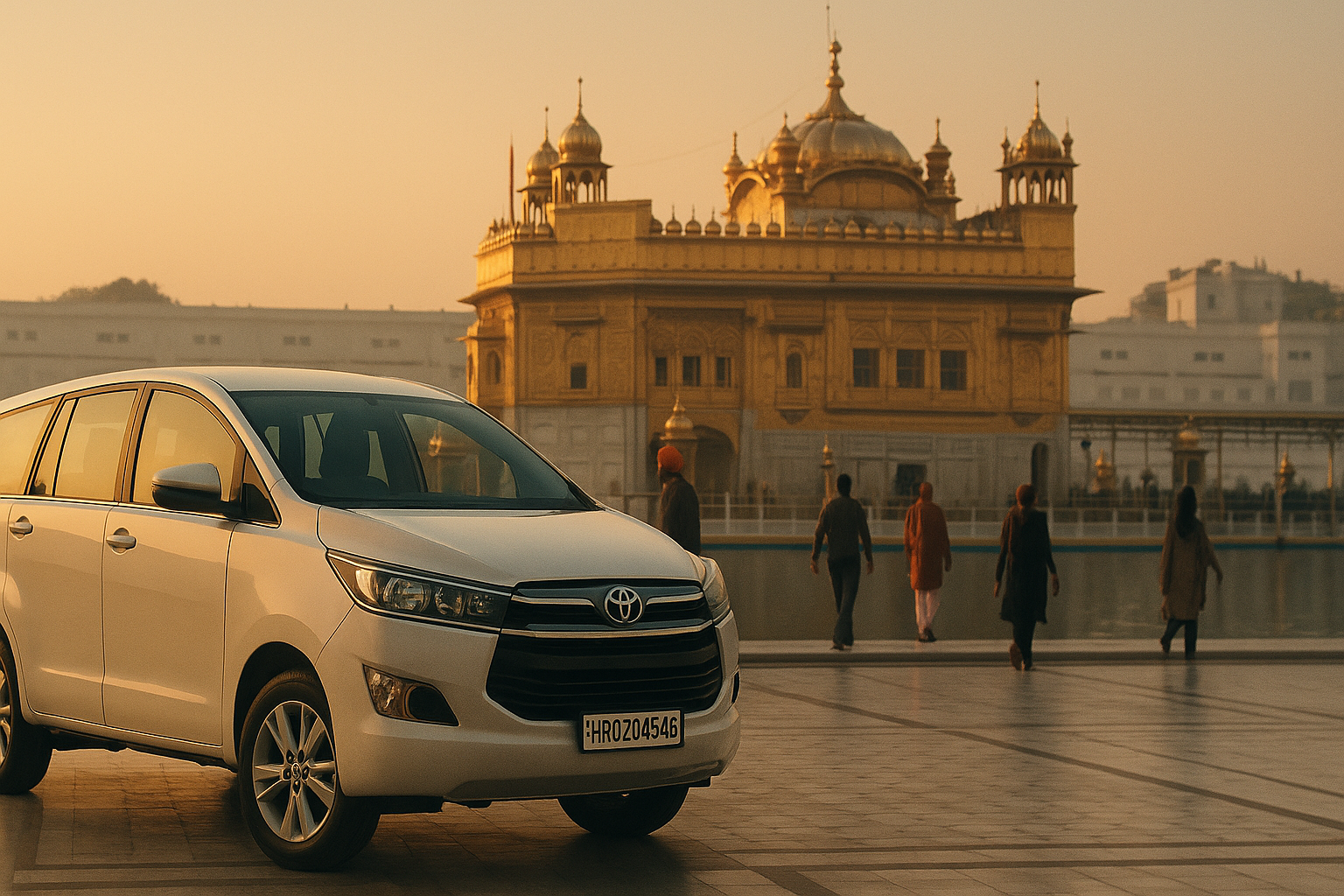 Innova Crysta from Gurgaon to Amritsar