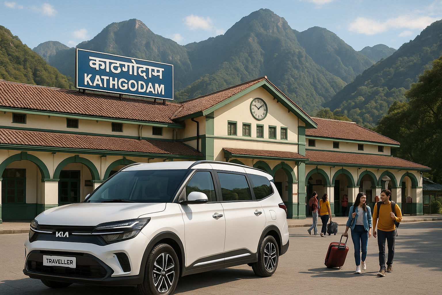 Carens traveller from Delhi to Haldwani​