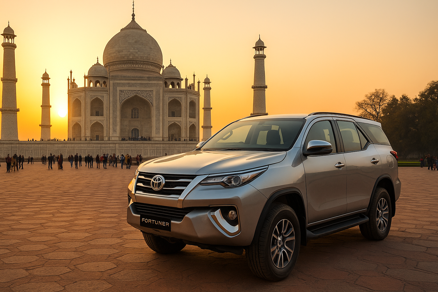 Fortuner Booking from Gurgaon to Agra