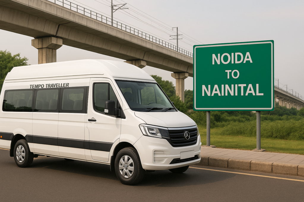 TEMPO TRAVELLER Booking from Noida to Nainital