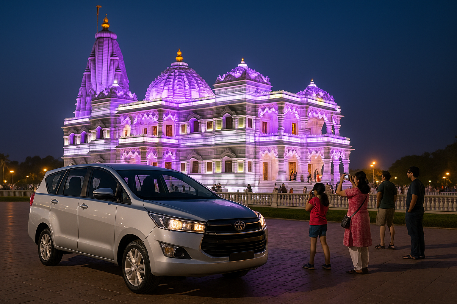 Innova Crysta Traveller Booking from Gurgaon to Mathura/Vrindavan ​