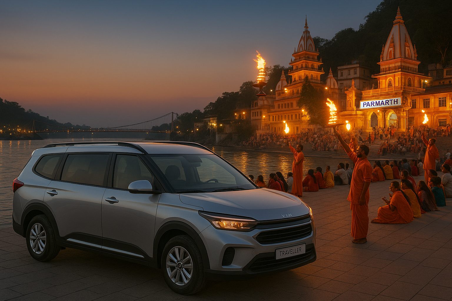 Carens Traveller from Gurgaon to Rishikesh