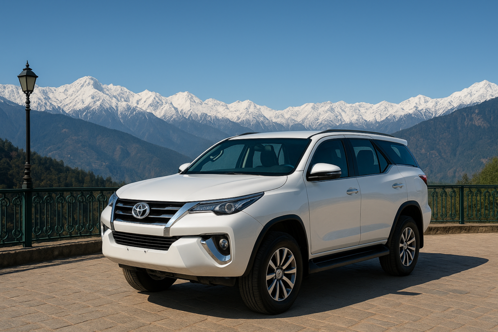 Fortuner Booking from Gurgaon to Shimla