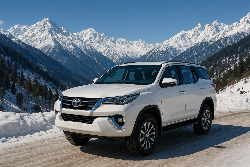 Fortuner Booking from Gurgaon to Manali