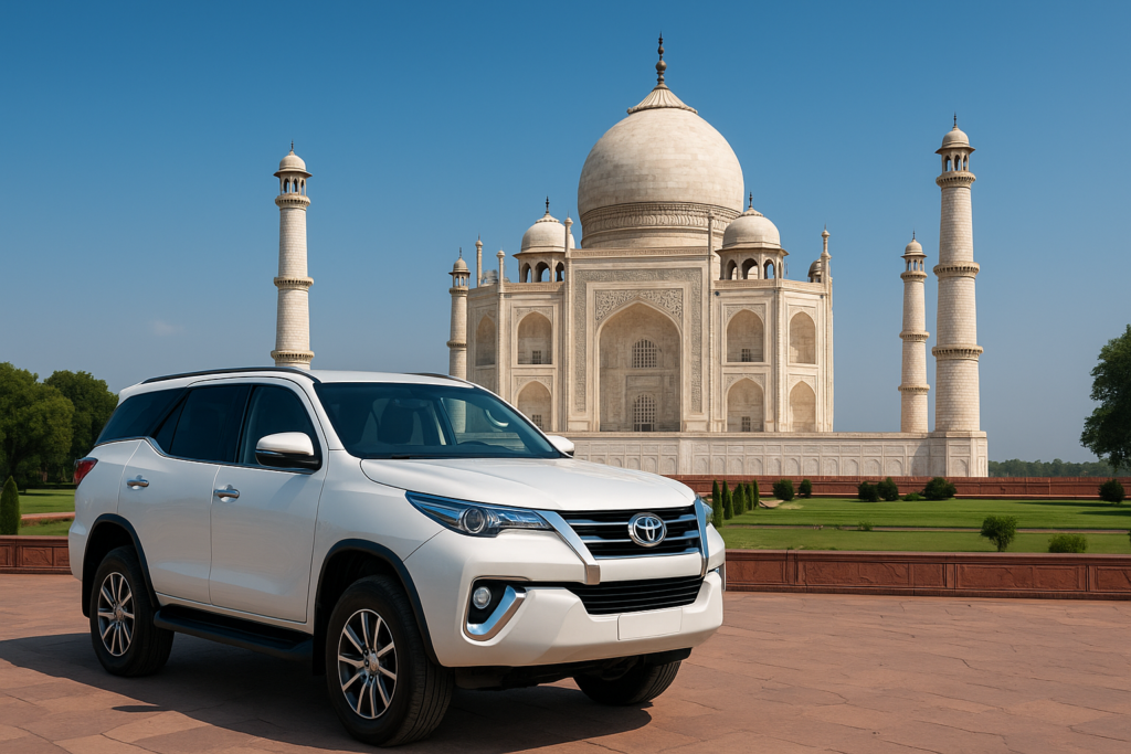 Fortuner Booking from Delhi to Agra
