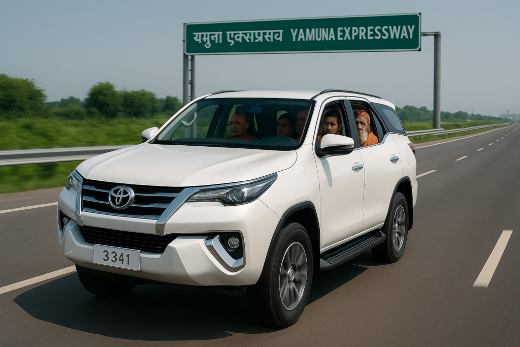 Fortuner Booking from Delhi to Mathura/Vrindavan