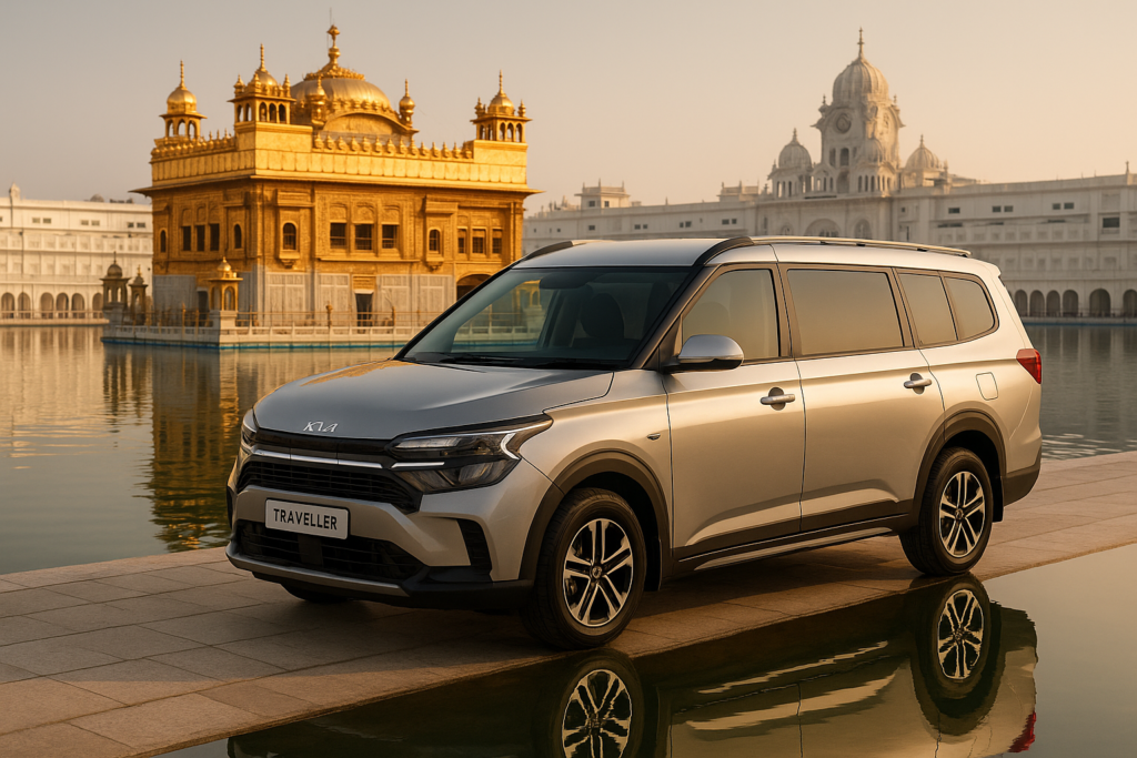 Carens Traveller Booking from Delhi to Amritsar