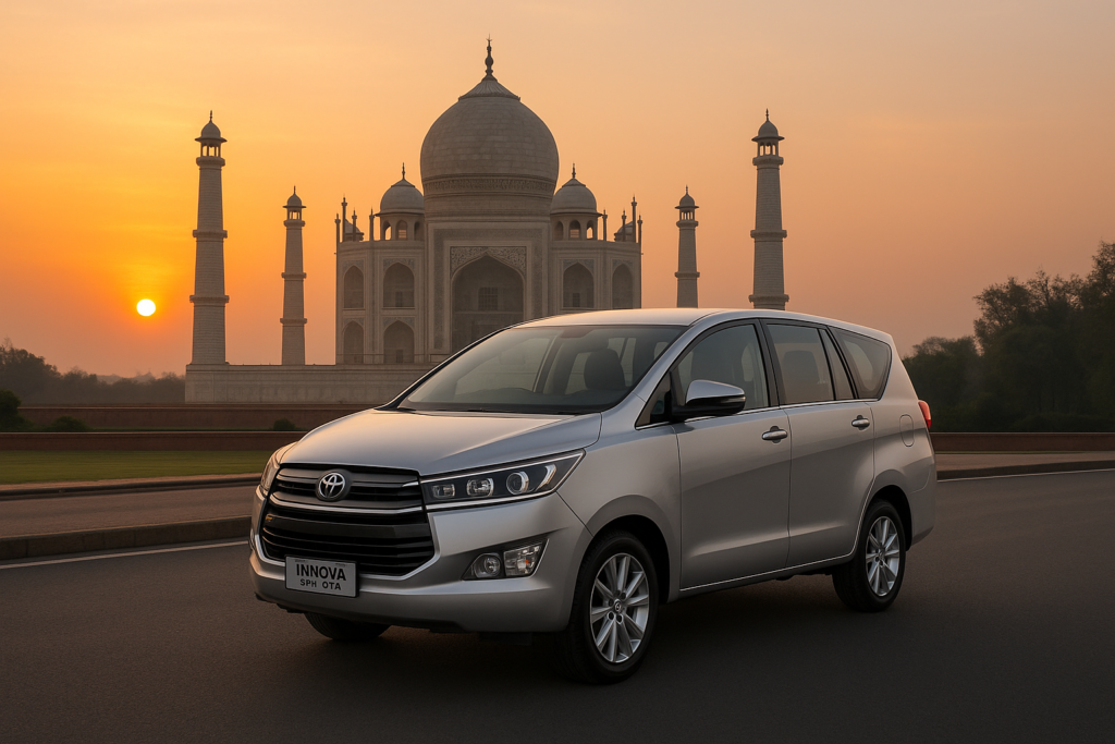 Innova Crysta Booking from Noida to Agra