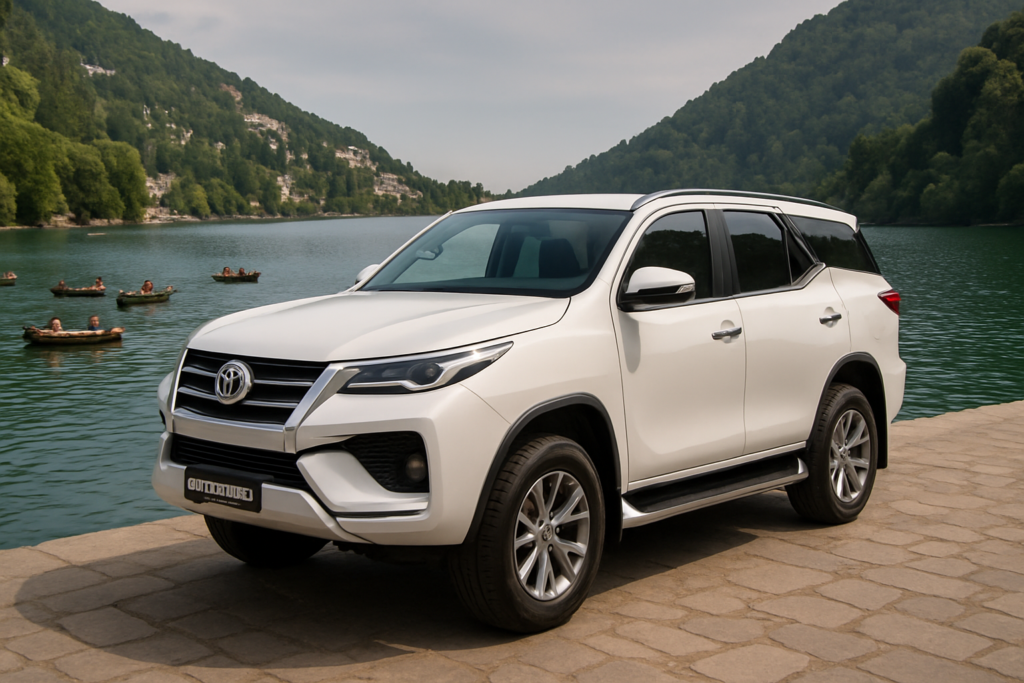 Fortuner Booking from Gurgaon to Nainital