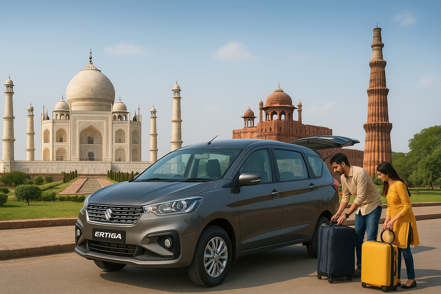 Book Ertiga for Outstation Trip